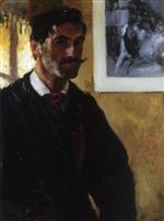 Alfred Henry Maurer  - Bilder Gemälde - Self Portrait