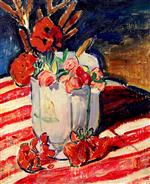 Alfred Henry Maurer  - Bilder Gemälde - Still Life with Flowers