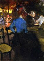 Alfred Henry Maurer  - Bilder Gemälde - The Café