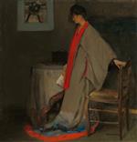 Alfred Henry Maurer  - Bilder Gemälde - Young Woman in Kimono