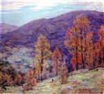 Willard Leroy Metcalf - Bilder Gemälde - Autumn Glory