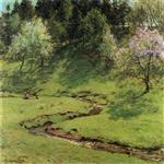 Willard Leroy Metcalf - Bilder Gemälde - Blossom Time