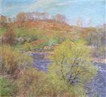 Willard Leroy Metcalf - Bilder Gemälde - Blossoming Willows