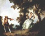 Nicolas Lancret - paintings - The Swing