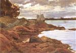 Willard Leroy Metcalf - Bilder Gemälde - Close of Day on the Maine Shore
