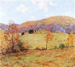Willard Leroy Metcalf - Bilder Gemälde - Early Fall, New England
