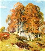 Willard Leroy Metcalf - Bilder Gemälde - Early October