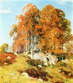 Willard Leroy Metcalf - Bilder Gemälde - Early October
