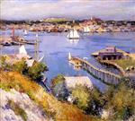 Willard Leroy Metcalf  - Bilder Gemälde - Gloucester Harbor