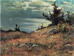 Willard Leroy Metcalf  - Bilder Gemälde - Great Diamond Island, Casco Bay, Maine, from Cushing's Island