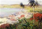 Willard Leroy Metcalf  - Bilder Gemälde - Havana Harbor