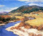 Willard Leroy Metcalf  - Bilder Gemälde - Indian Summer, Vermont