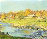 Willard Leroy Metcalf  - Bilder Gemälde - Late Afternoon in October