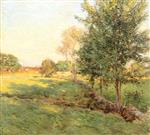 Willard Leroy Metcalf  - Bilder Gemälde - Lengthening Shadows