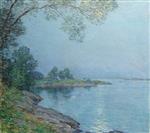 Willard Leroy Metcalf  - Bilder Gemälde - Moonlight, Kittery Maine