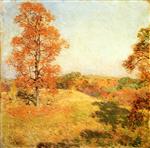 Willard Leroy Metcalf  - Bilder Gemälde - Nut Gathering