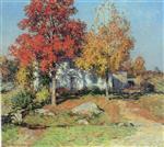 Willard Leroy Metcalf  - Bilder Gemälde - October