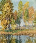 Willard Leroy Metcalf  - Bilder Gemälde - October Morning