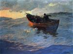 Willard Leroy Metcalf  - Bilder Gemälde - On the Suffolk Coast