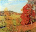 Willard Leroy Metcalf  - Bilder Gemälde - Red Maple