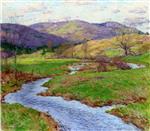 Willard Leroy Metcalf  - Bilder Gemälde - Swollen Brook (No. 2)