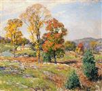 Willard Leroy Metcalf  - Bilder Gemälde - The Approaching Festival