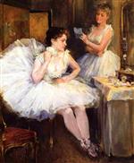 Willard Leroy Metcalf  - Bilder Gemälde - The Ballet Dancers