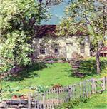 Willard Leroy Metcalf  - Bilder Gemälde - The Little White House