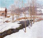 Willard Leroy Metcalf  - Bilder Gemälde - The Open Stream