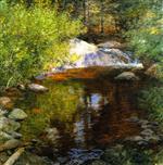 Willard Leroy Metcalf  - Bilder Gemälde - The Pool