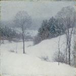 Willard Leroy Metcalf  - Bilder Gemälde - The White Veil