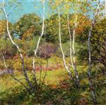 Willard Leroy Metcalf  - Bilder Gemälde - Waning Summer