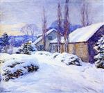 Willard Leroy Metcalf  - Bilder Gemälde - Winter Afternoon