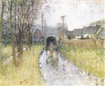 Pierre Eugène Montézin - Bilder Gemälde - After the Rain in Monthulet