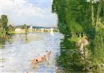 Pierre Eugène Montézin - Bilder Gemälde - Banks of the River