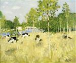 Pierre Eugène Montézin  - Bilder Gemälde - Cows on the Meadow