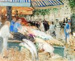 Pierre Eugène Montézin  - Bilder Gemälde - Fish Market