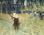 Pierre Eugène Montézin  - Bilder Gemälde - Hay Mowing-2