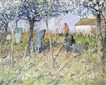 Pierre Eugène Montézin  - Bilder Gemälde - In the Orchard