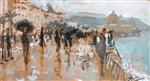 Pierre Eugène Montézin  - Bilder Gemälde - La promenade des Anglais – Nice