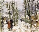 Pierre Eugène Montézin  - Bilder Gemälde - Landscape in the Snow