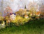 Pierre Eugène Montézin  - Bilder Gemälde - Landscape, View of the Church