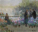 Pierre Eugène Montézin  - Bilder Gemälde - Le quai aux Fleurs