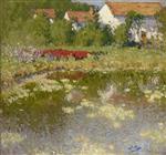 Pierre Eugène Montézin  - Bilder Gemälde - Pond with Poppies