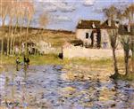 Pierre Eugène Montézin  - Bilder Gemälde - River Flood