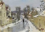 Pierre Eugène Montézin  - Bilder Gemälde - Road under Snow