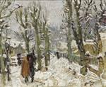 Pierre Eugène Montézin  - Bilder Gemälde - Snowy Landscape