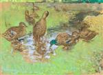 Pierre Eugène Montézin  - Bilder Gemälde - The Ducks