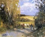 Pierre Eugène Montézin  - Bilder Gemälde - The Gardien of the Herd