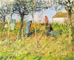 Pierre Eugène Montézin  - Bilder Gemälde - The Orchard in Bloom